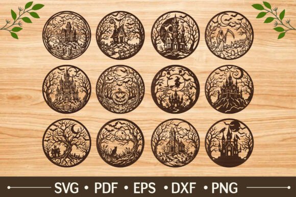 Download 12 Spooky Laser Cut Designs - Design Collection