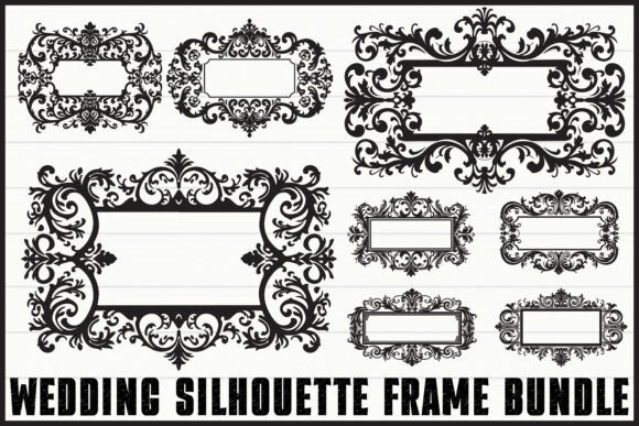 Download Decorative Wedding Frame Design - Design Collection