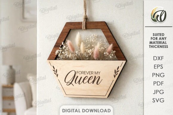 Download Mother's Day Floral Decor Laser Cut - Premium Bundle