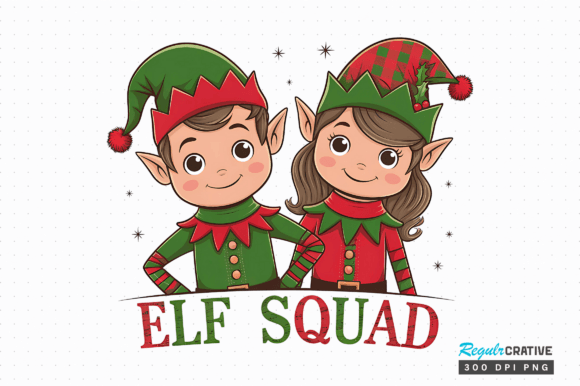 Download Elf Squad Png Design, T-shirt Design PNG - Design Collection