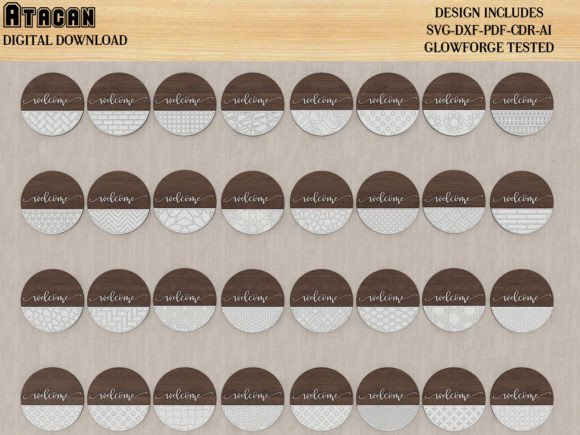 Download 32 Door Hanger Bundle, Laser Cut Designs - Design Collection