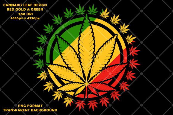 Download Rasta Colors Cannabis Leaf Design - Design Collection