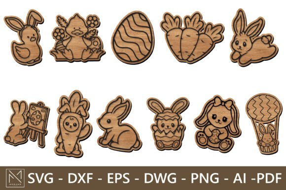 Download 10 Easter Laser Cut Designs - Design Collection