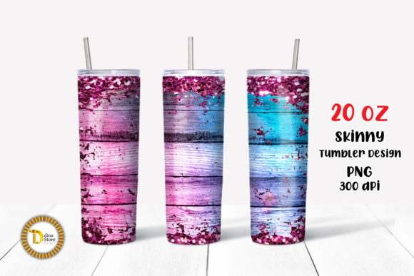 Download 20 Oz Skinny Tumbler Purple Wood Design - Design Collection