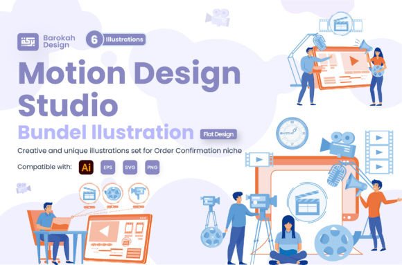 Download Illustration of Motion Design Studio - Design Collection
