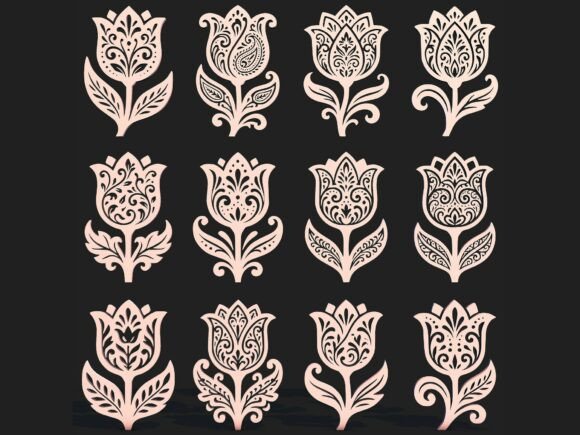 Download Tulip SVG + STL Design Pack - Design Collection