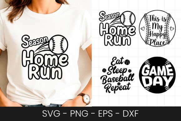 Download Home Run Season Baseball Design SVG PNG - Design Collection